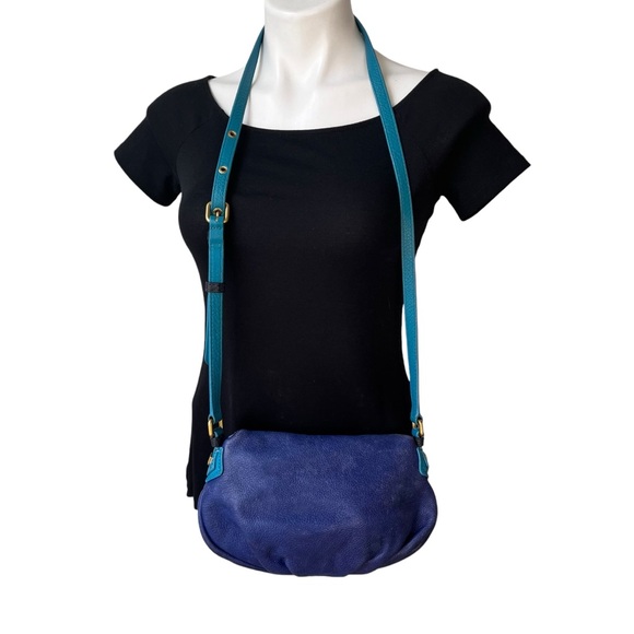 MARC by MARC JACOBS Blue/Teal Mini Natasha Crossbody Bag - Picture 2 of 16